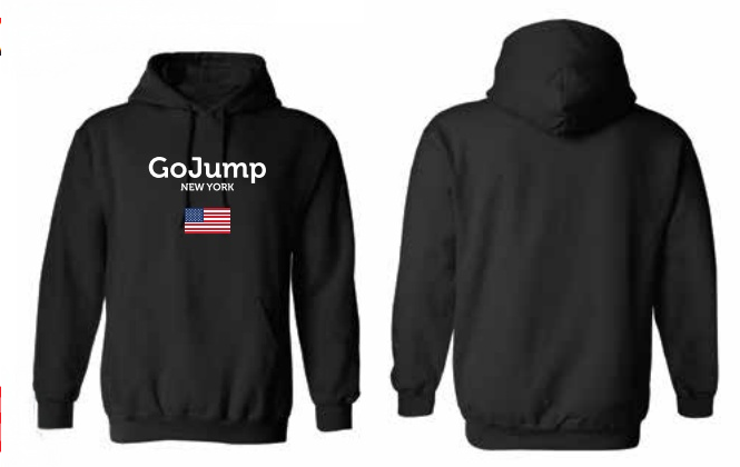 America Flag New York - Hoodie Sweatshirt (P)