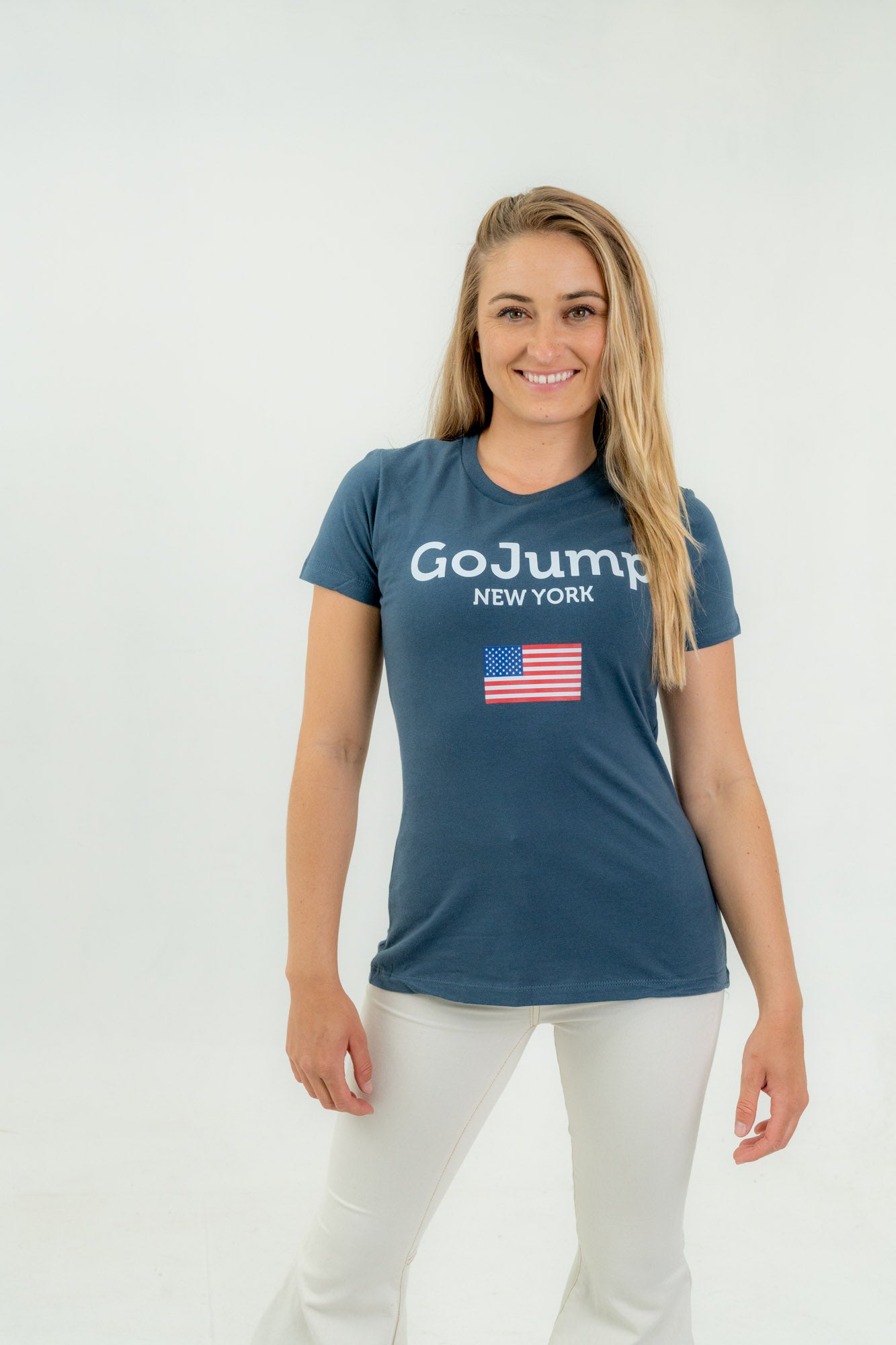 America Flag New York - S/S Tee - Women
