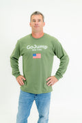 America Flag New York - L/S Tee - Men