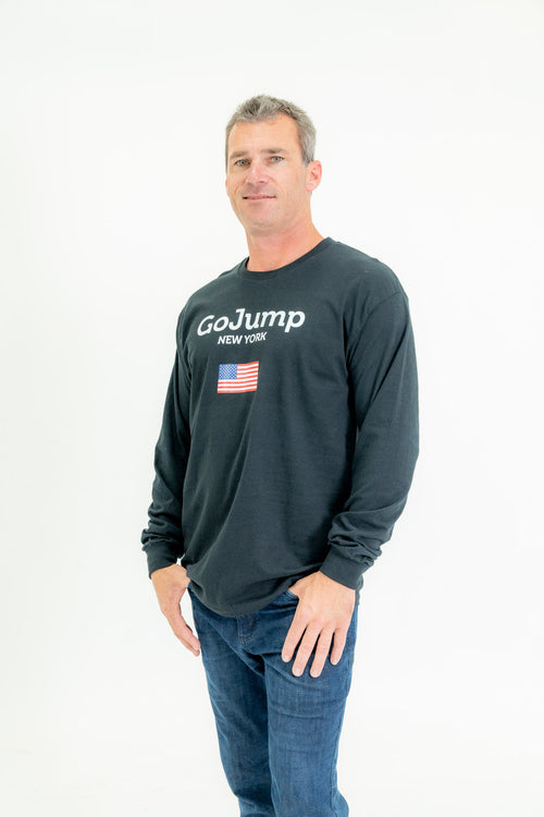 America Flag New York - L/S Tee - Men
