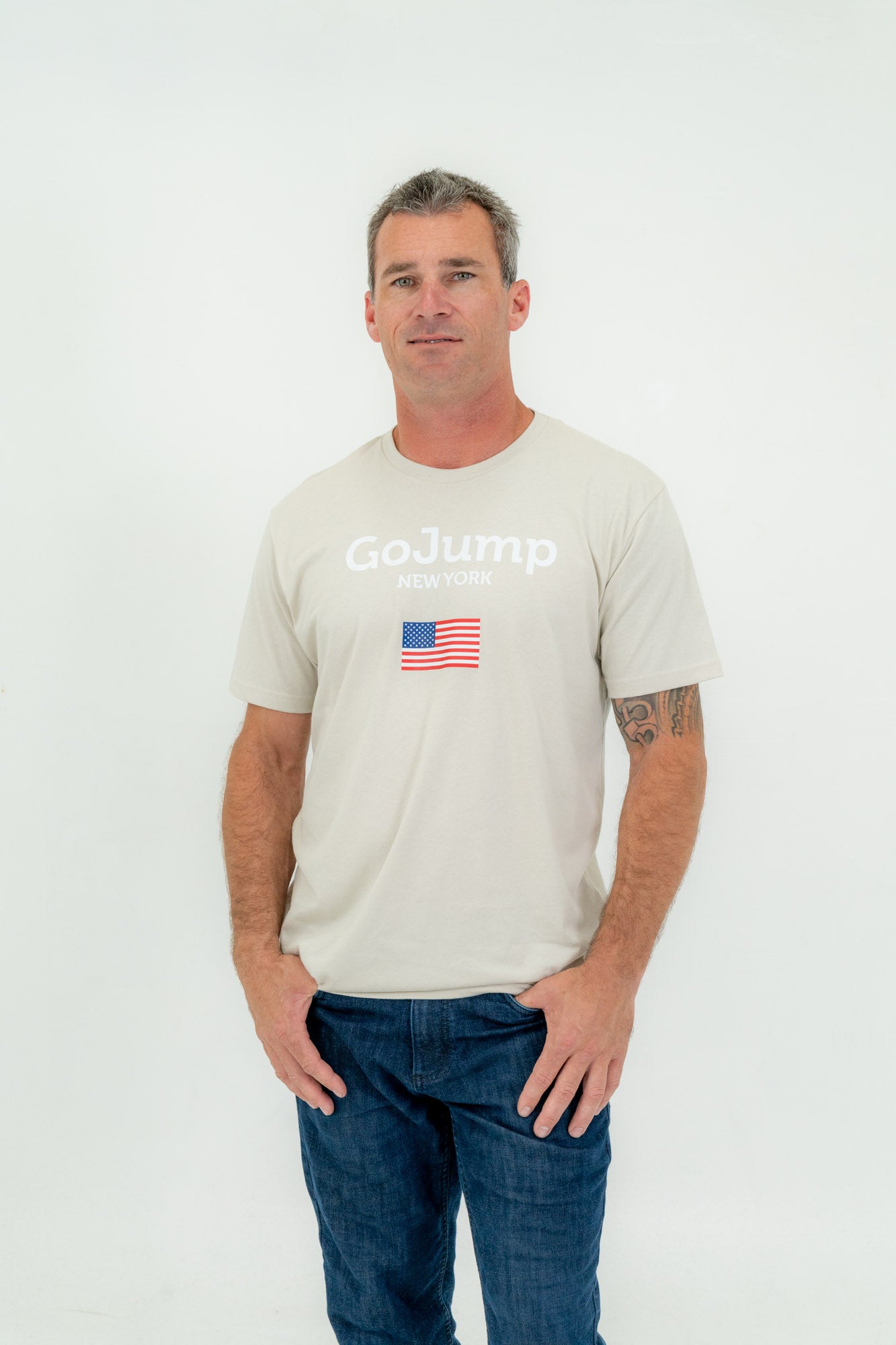 America Flag New York - S/S Tee - Men