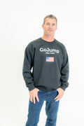 American Flag New York Crew Neck Pullover (M)