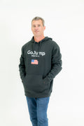 America Flag New York - Hoodie Sweatshirt (M)